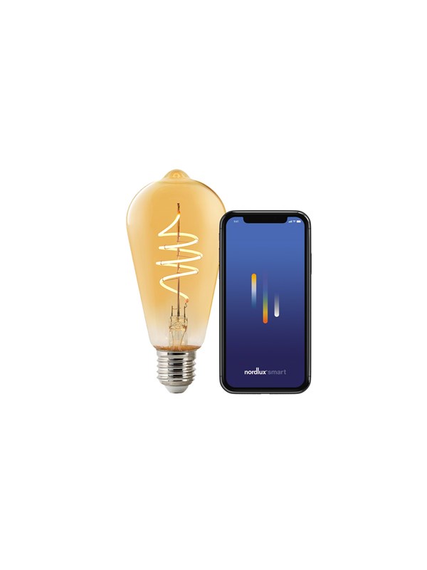 Nordlux Smart E27 St64 Deco Ljuskälla Amber