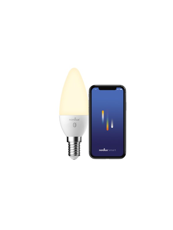 Nordlux Smart E14 C35 Ljuskälla Opal Vit