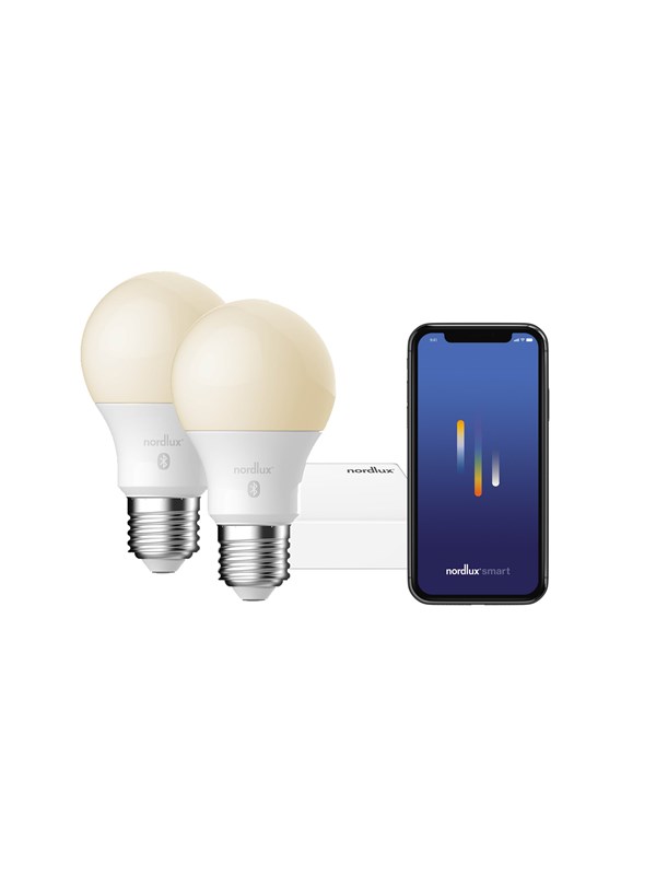 Nordlux Smart 2Xe27 + Eu Bridge Bridge Vit