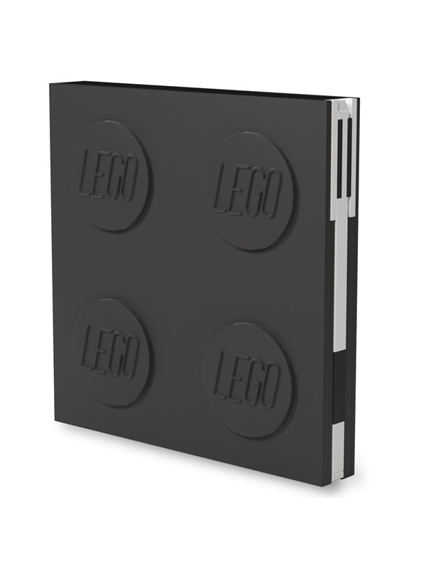 Euromic Lego Stationery Locking Note Book Black With Gel Pen