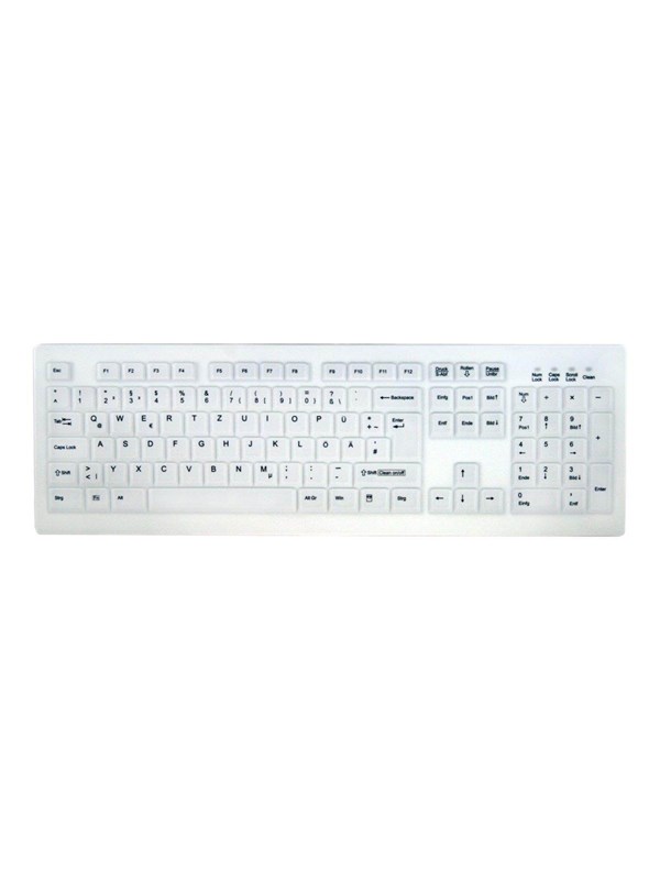 Cherry MedicalKey AK-C8100 Sanitizable - Tangentbord - Tysk - Vit