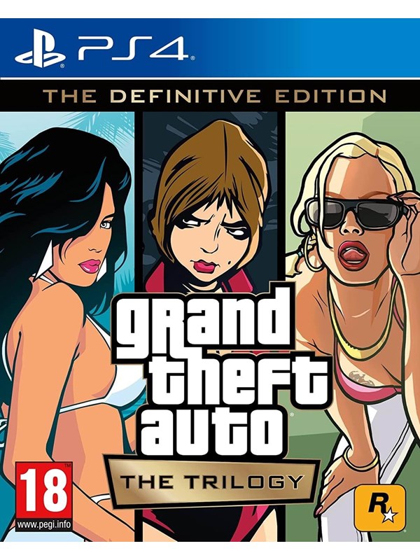 Grand Theft Auto: The Trilogy The Definitive Edition Sony Playstation 4 Action