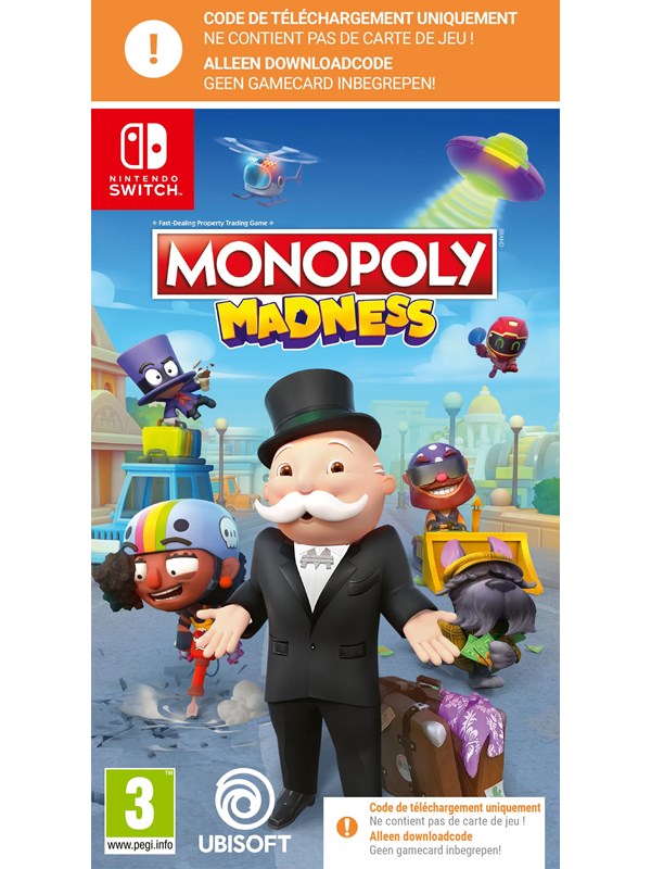 Monopoly Madness (Code in a Box) - Nintendo Switch - Underhållning
