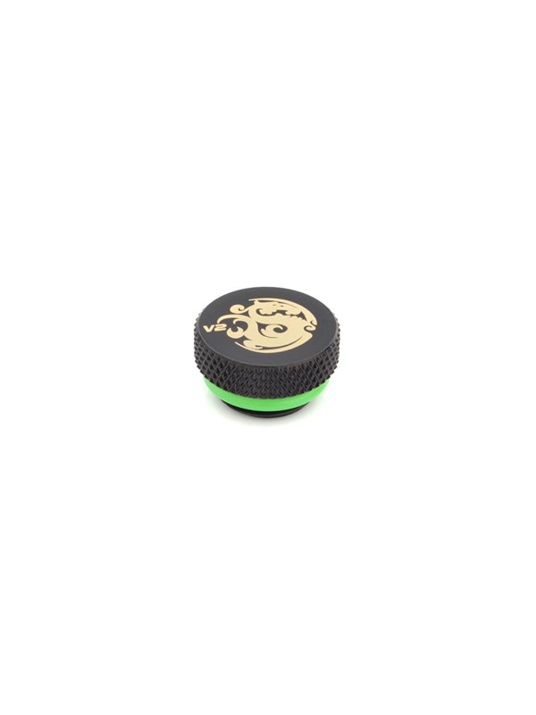 Bitspower G1/4" Matt Black Stop Fitting V2