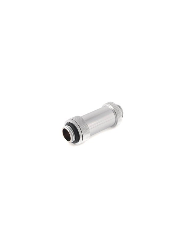 Bitspower Silver Shining Dual G1/4" Adjustable Aqua Link Pipe II (41-69MM)