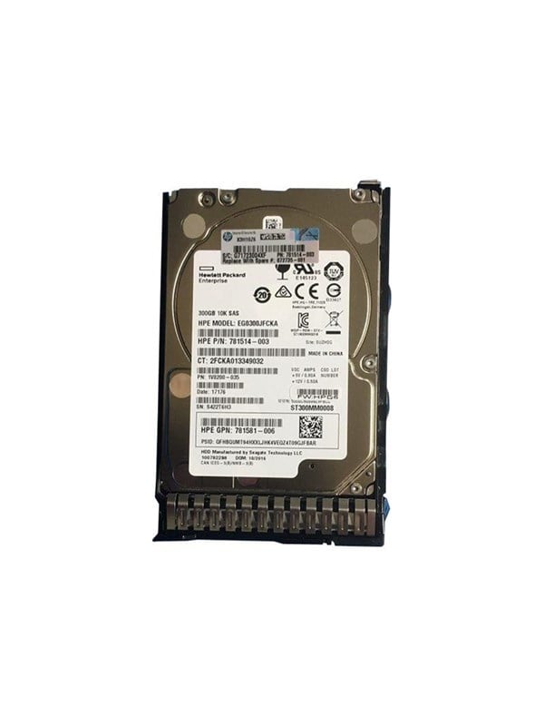 HP E - 300GB - Hårddisk - 872735-001 - Serial Attached SCSI 3 - 2,5"