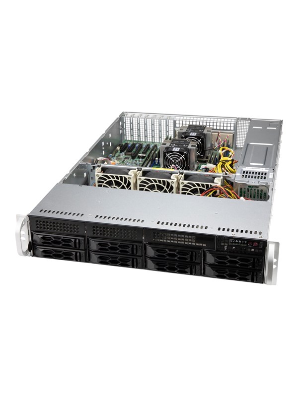 Supermicro SCLA25TQC R609LP - Chassi - Server (Rack) - Svart