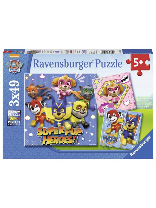 Ravensburger Paw Patrol Super Pups 3x49p