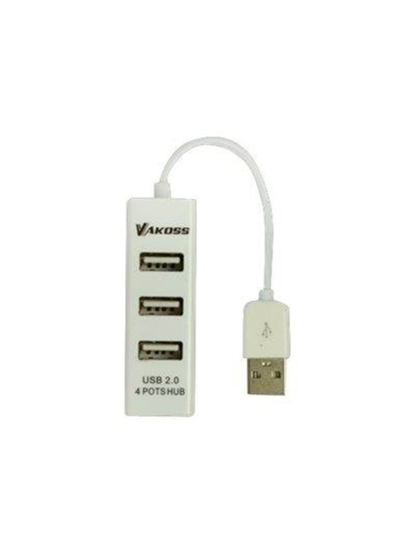 Vakoss TC-234UX - hub - 4 ports USB Hub - 4 porte - Vit