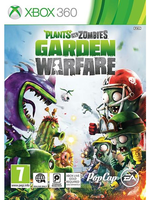 Plants Vs Zombies: Garden Warfare Platinum Hits Microsoft Xbox 360 Action