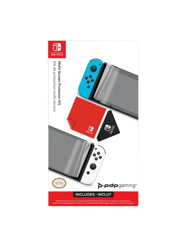PDP Screen Protector Kit for Nintendo Switch + Switch OLED - Miscellaneous Tillbehör till spelkonsol - Nintendo Switch
