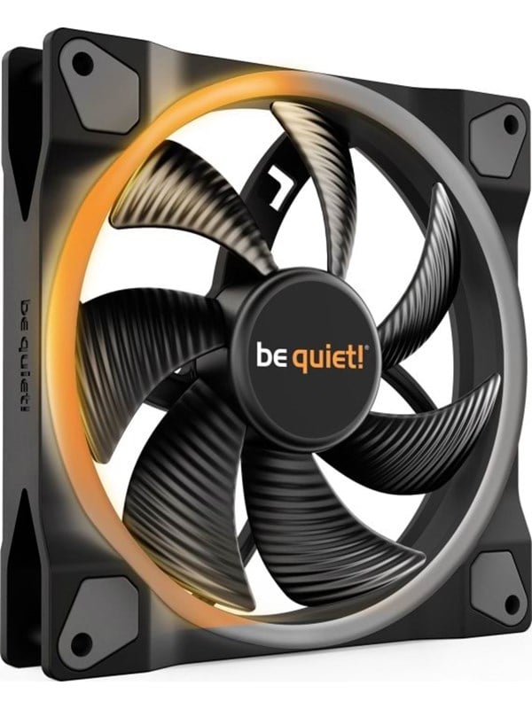 be quiet! LIGHT WINGS 140mm PWM - Chassi fläkt - 140mm - Svart med RGB LED - 23 dBA