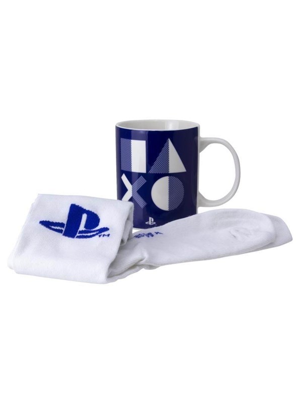 Paladone - Playstation Mug and Socks Gift Set - Strumpor