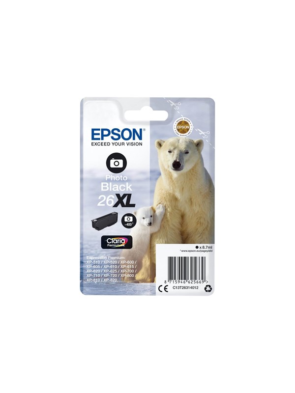 Produktfoto för Epson Bläckpatron C13T26314012 fotoSvart