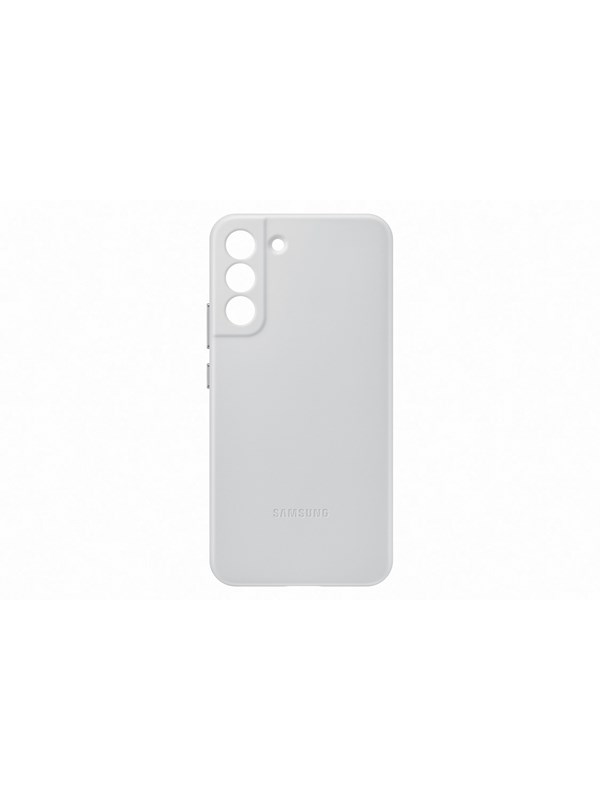 Samsung Galaxy S22 Plus Leather Cover Light Gray
