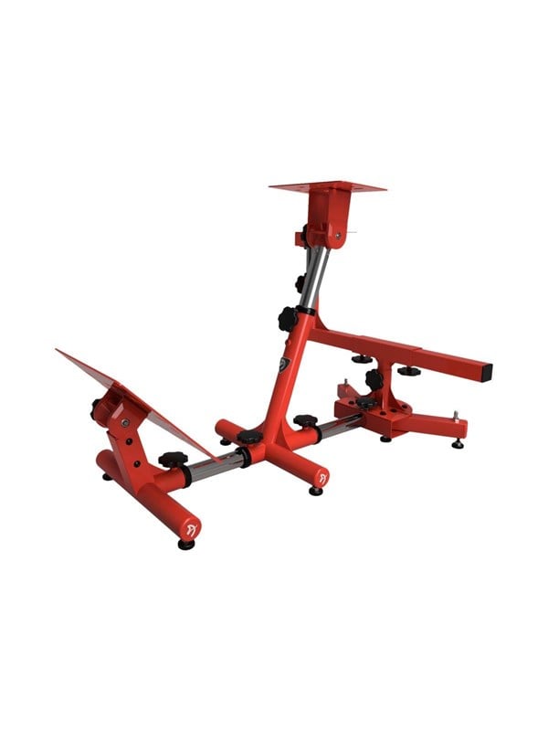 Arozzi Velocità - gaming chair wheel/pedals stand - metal - red Spelstolshjul / pedaler stand - Metall