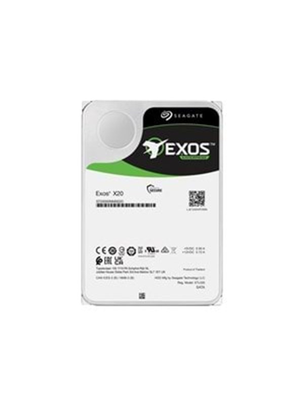 Seagate Exos X20 20tb Hårddisk St20000nm007d Sata 600 3 5 "
