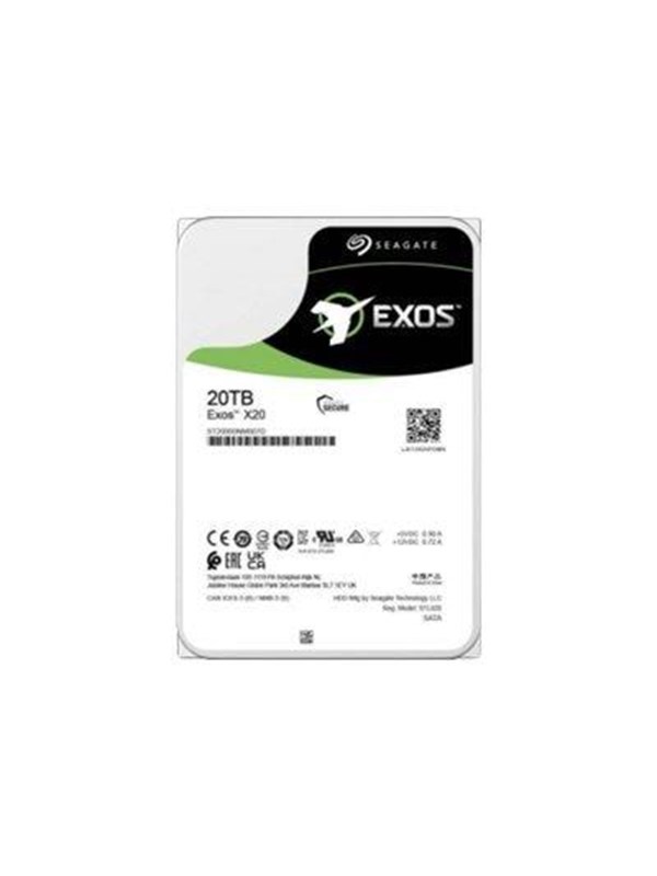 Seagate Exos X20 20tb Hårddisk St20000nm003d Serial Attached Scsi 3 3 5 "