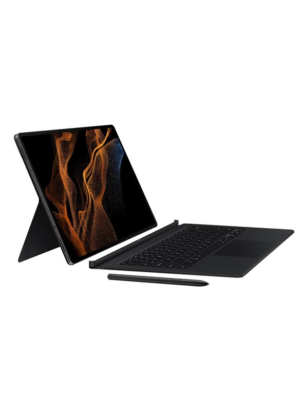 Samsung Galaxy Tab S8 Ultra Book Cover Keyboard Black Nordic
