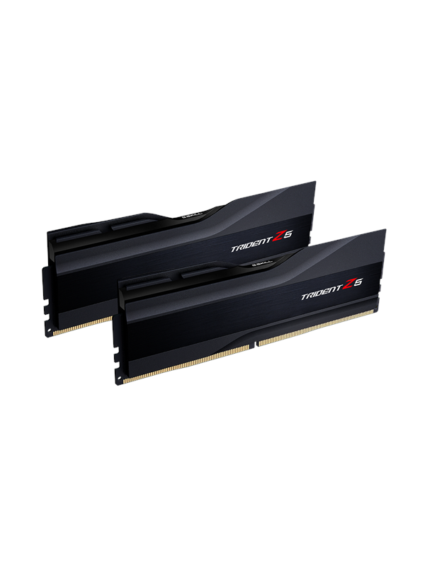 Produktfoto för G.Skill Trident Z5 - DDR5 - sats - 32 GB: 2 x 16 GB - DIMM 288-pin - 5600 MHz / PC5-48000 - CL36 - 1.2 V - ej buffrad - icke ECC - mattsvart
