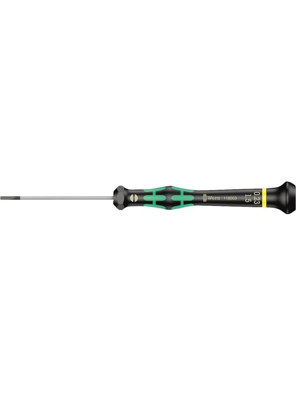 Wera 2035 Screwdriver for slotted screws for electronic applications 0.23 x 1.5 x 60 mm
