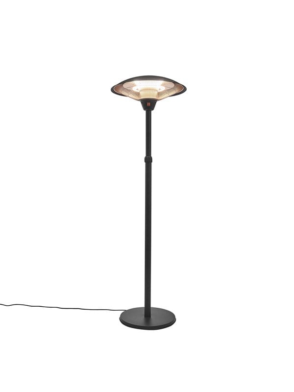 Produktfoto för HORTUS terrassvärmare golvmodell med teleskop 900/1200/2100 W, HA, svart (211-371)