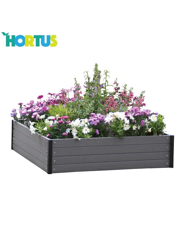 Produktfoto för HORTUS WPC upphöjd bädd 24x110x110cm (210-932)