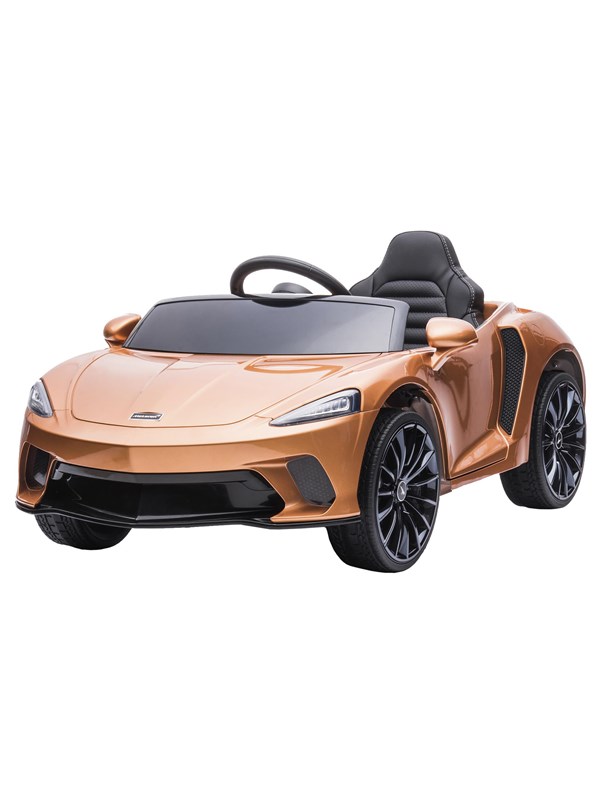 Nordic Play Elbil McLaren GT 12V7AH, EVA-hjul, lädersäte, BT, spraymålad koppar Speed