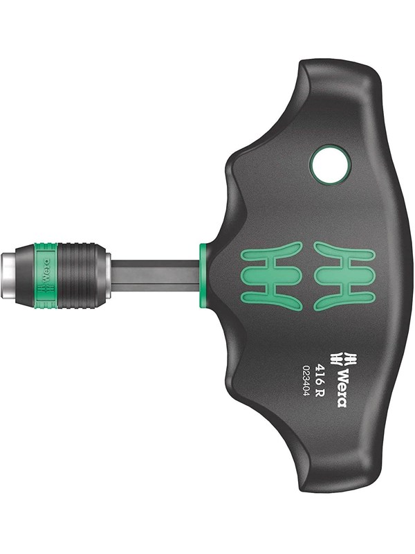 Produktfoto för 416 R TVÄRGREPPSHANDTAG MED SNABBVÄXELPATRON RAPIDAPTOR 1/4 X 45 MM