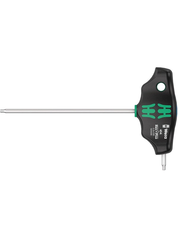 Wera 454 T-handle hexagon screwdriver Hex-Plus 2 x 100 mm