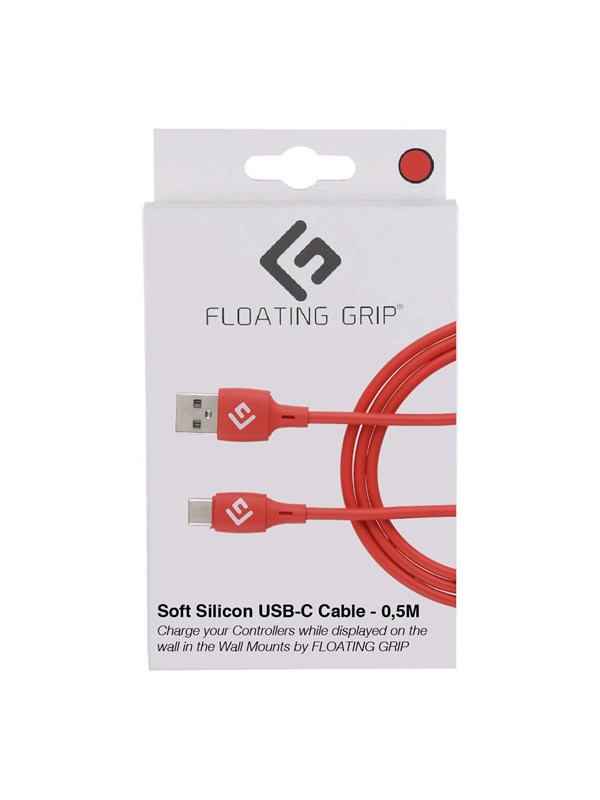 Alternativ bild 0 för Floating Grip 0.5M LED USB-C CABLE (RED)