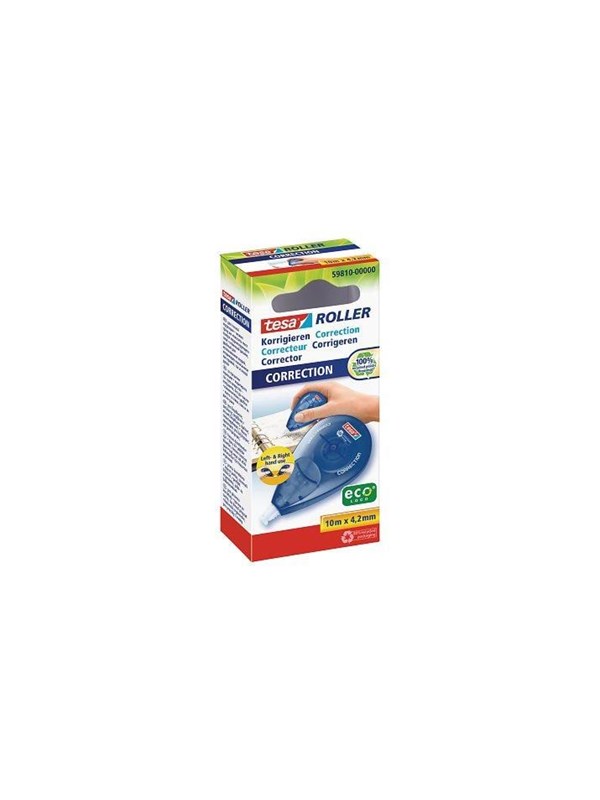 tesa Roller Correction ecoLogo Disposable 10 m x 4.2 mm