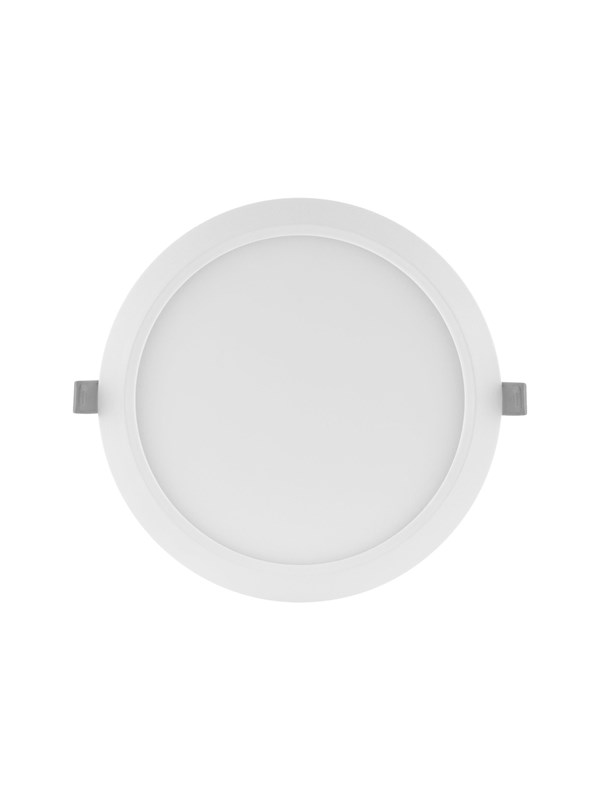 Produktfoto för LEDVANCE DOWNLIGHT SLIM - Wall/ceiling recessed lamp - LED - 6 W - varmt vitt ljus - 3000 K - rund - vit