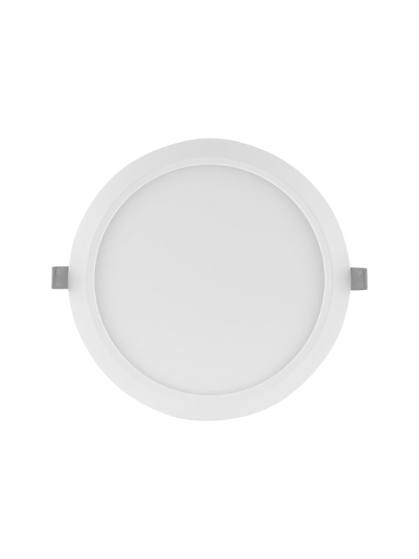 Produktfoto för LEDVANCE DOWNLIGHT SLIM - Wall/ceiling recessed lamp - LED - 18 W - varmt vitt ljus - 3000 K - rund - vit