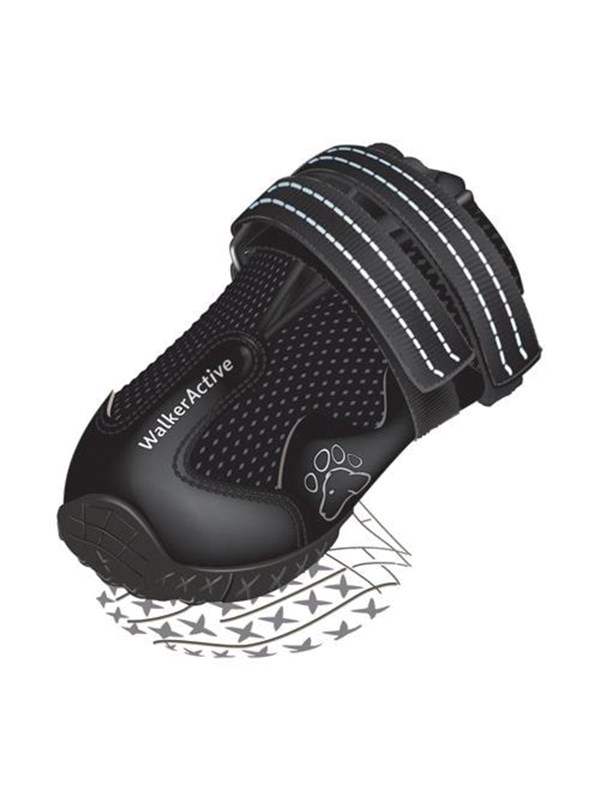 Produktfoto för Trixie Walker Active protective boots XL 2 pcs. black