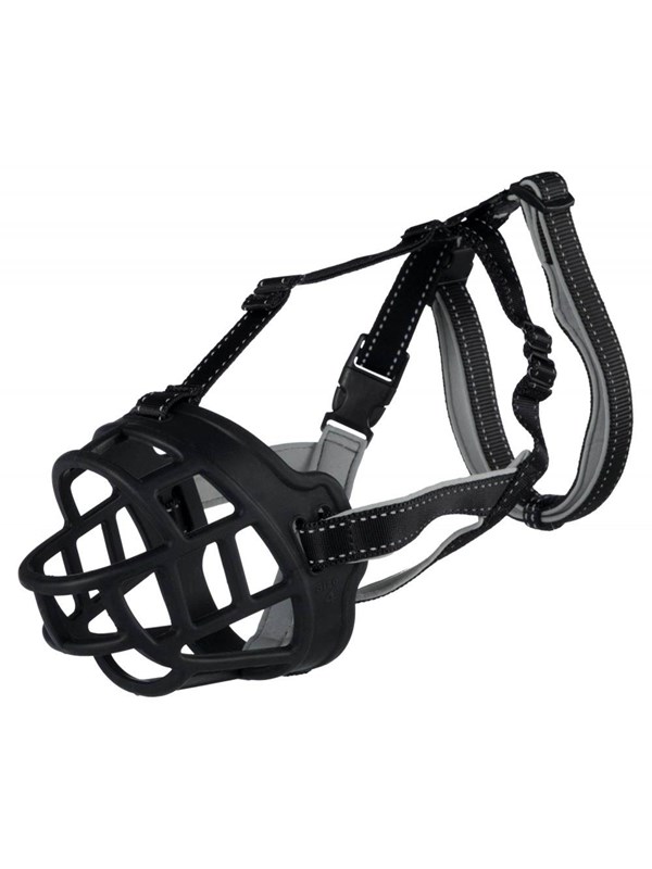 Produktfoto för Trixie Muzzle Flex muzzle rubber M black