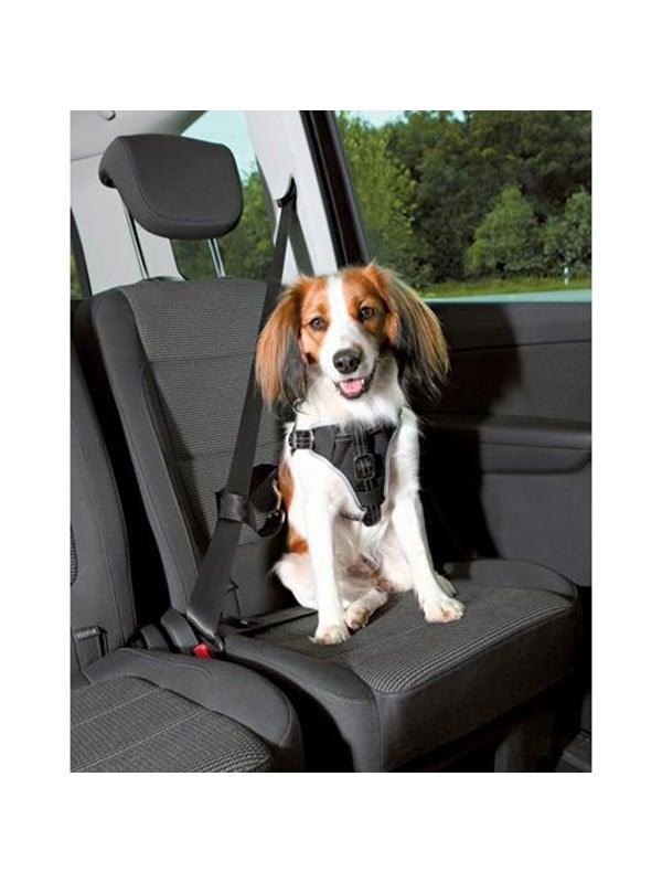 Produktfoto för Trixie Comfort car harness S-M: 40-55 cm/17 mm black