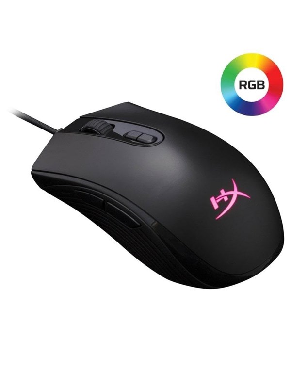 Hyperx Pulsefire Core Rgb Gamingmus Optic 7 Knappar Svart