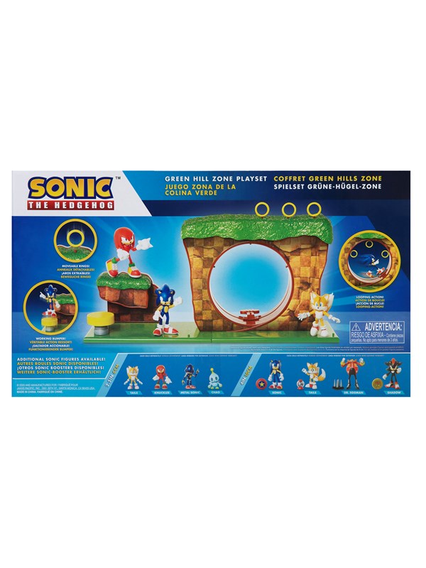 Produktfoto för Sonic the Hedgehog 2.5 Inch Playset Green Hill Zone