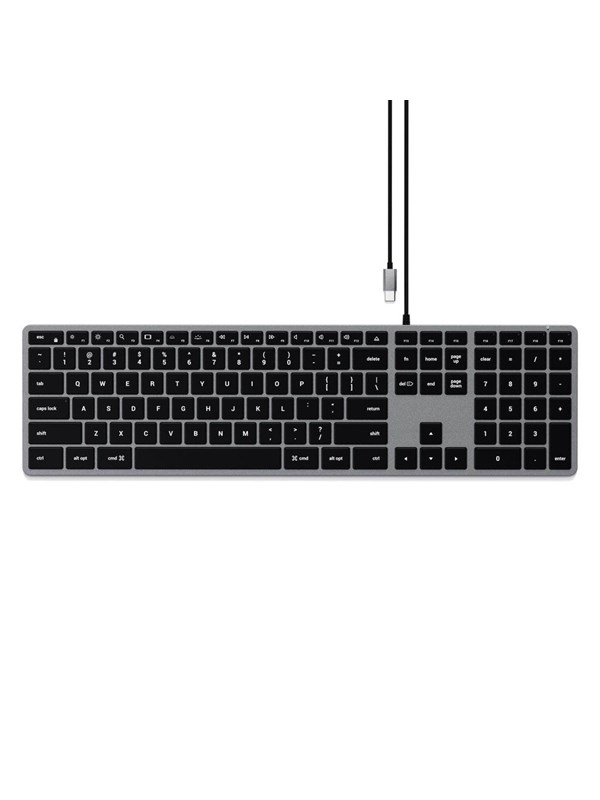Produktfoto för Satechi Slim W3 Backlit (US Layout Keyboard) - Amerikansk Engelska