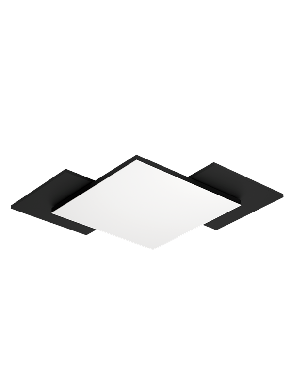 EGLO TAMURIA ceiling lamp 435x435 mm black/brown