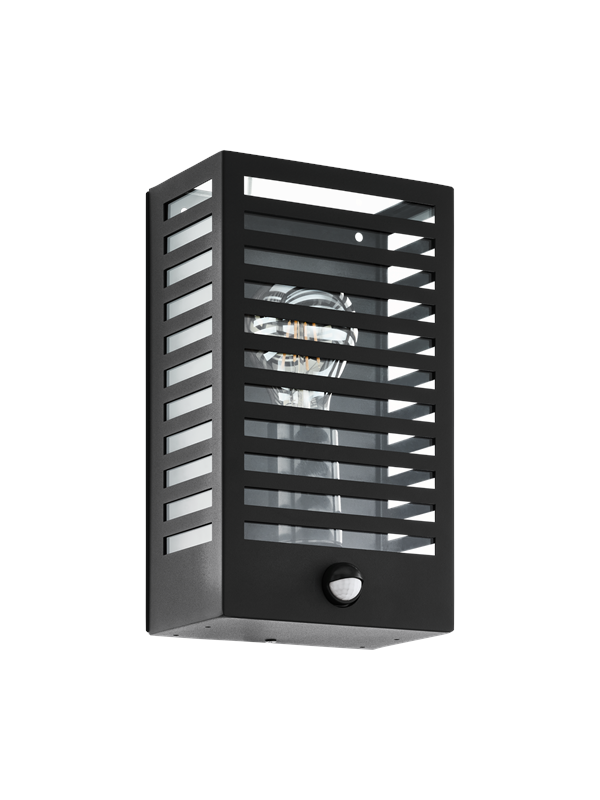 EGLO ALAMONTE 3 outdoor wall lamp with sensor black
