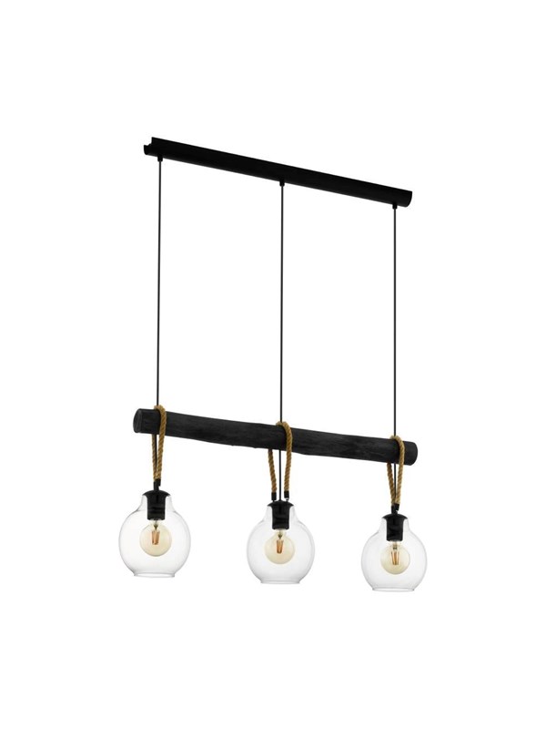 EGLO RODING long table pendant black/brown