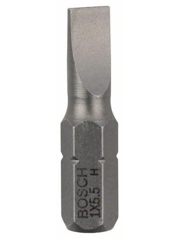 Bosch Flat Bits 5.5 mm extra hard 1.0 x 5.5 25mm 25 pcs.