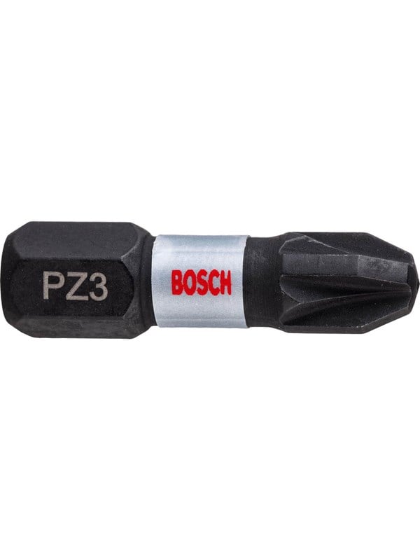 Bosch Impact Control Torsion Pozi Screwdriver Bits PZ3 25 mm 2 pcs.