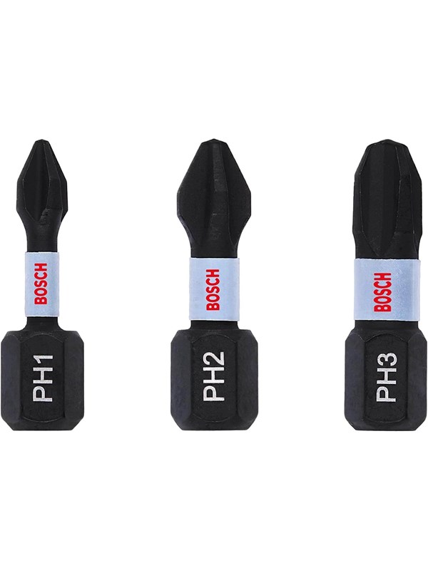 Bosch Impact Control Screwdriver Bits PH Set 25 mm