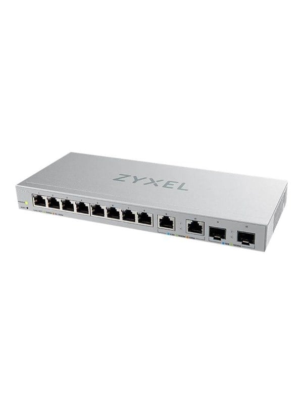 ZyXEL XGS1210-12 12-Port Web-Managed Multi-Gigabit Switch with 2-Port 2.5G and 2-Port 10G SFP+
