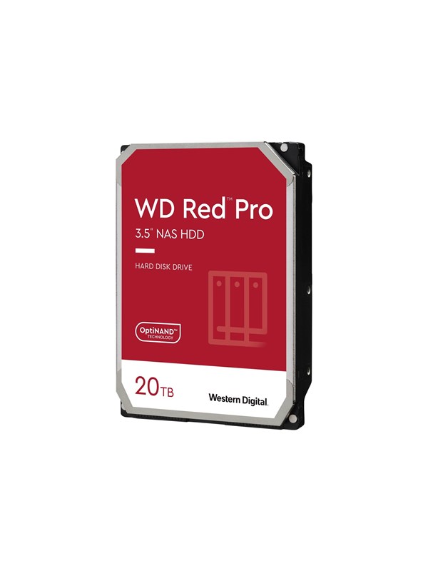WD Red Pro - 20TB - Hårddisk - 201KFGX - SATA-600 - 3,5" - 20TB - Hårddisk - WD201KFGX - SATA-600 - 3,5"