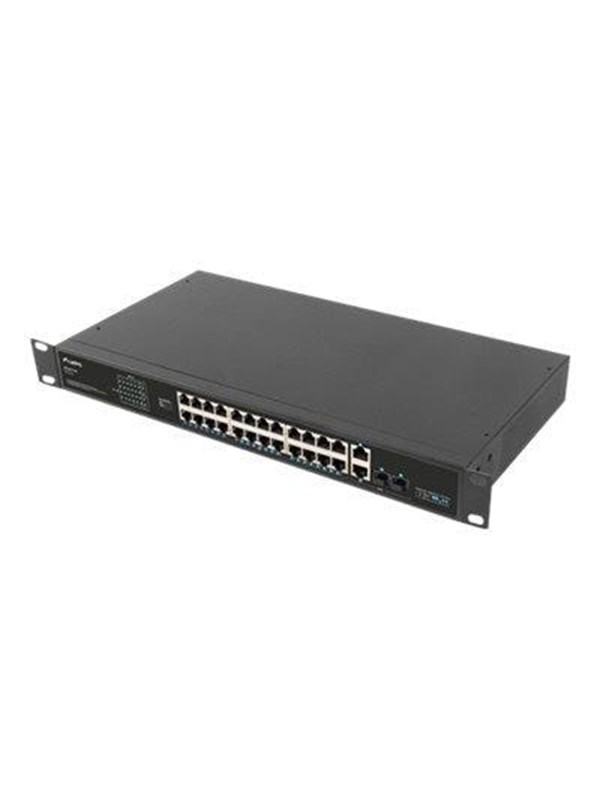 Lanberg RSFE-24P-2C-360 - switch - 24 ports - unmanaged - rack-mountable