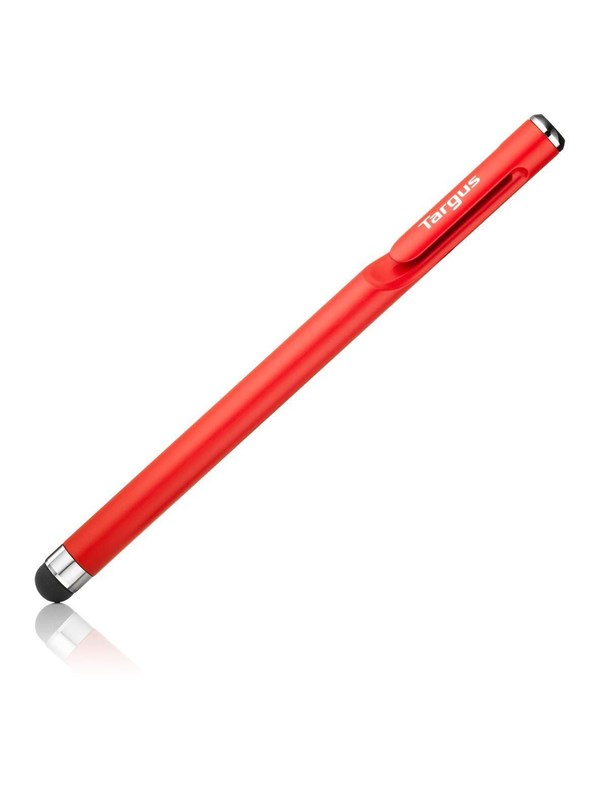 Targus Antimicrobial Smooth Stylus Pen For Smartphones and Touchscreens - Red